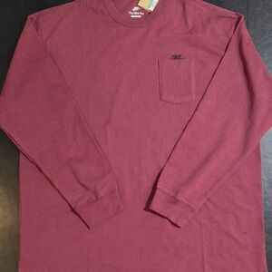 NWT Nike Men's Burgundy Long Sleeve Tee XL